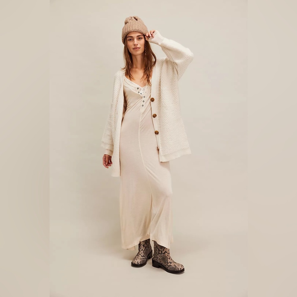 Free People Herringbone Stitch Kimono cardigan - Picture 3 of 3